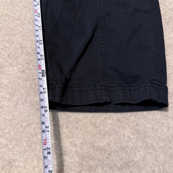 American Eagle Stretch Cargo Utility Pants Womens Size 6 Regular Black - Picture 4 of 8